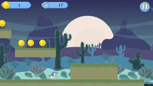 White Unicorn Endless screenshot 1