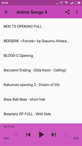 Anime Music Offline screenshot 4