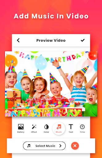 Birthday Video Maker With Song and name screenshot 3