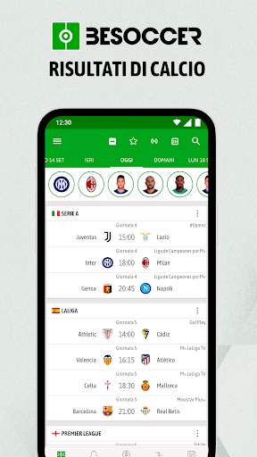 BeSoccer - Risultati di calcio screenshot 1