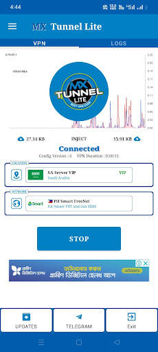 MX Tunnel Lite - Super Fast screenshot 2