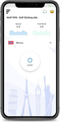 Wolf VPN - Free VIP Servers for Self Clicking screenshot 1