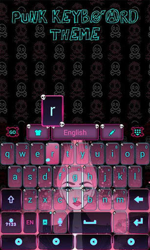 Punk GO Keyboard Theme & Emoji स्क्रीनशॉट 6
