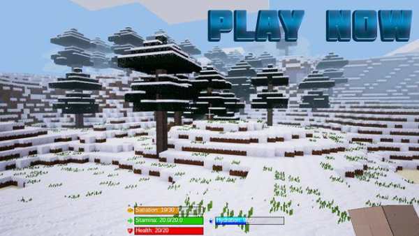 Craft Blocks: Crafting and Building Winter Edition screenshot 2