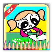 How To Color Girls PowerPuff icon