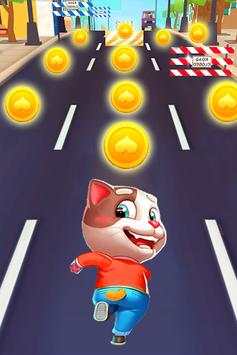 Talking Cat Run: Pet Runner - बिल्ली भागो screenshot 2