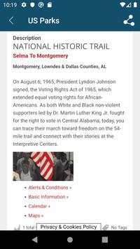USA Parks, Monuments & Historical Sites screenshot 4