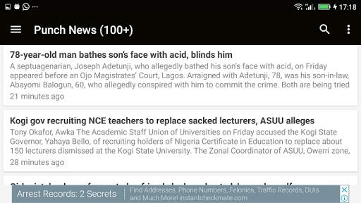 Nigeria News Archive 12 تصوير الشاشة