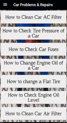 CAR PROBLEMS AND REPAIRS OFFLINE screenshot 4