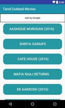 Tamil Dubbed Movies HD screenshot 6