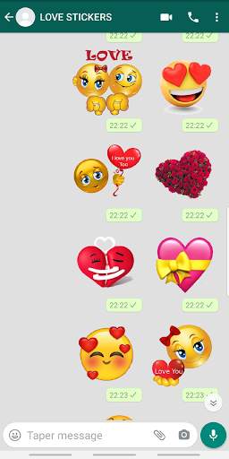 LOVE STICKERS FOR WHATSAPP - ❤️WASTICKERAPPS❤️ screenshot 2