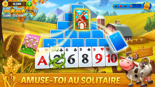Solitaire : Tripeaks Fermière screenshot 2