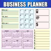 Business Diary Sales Notes Register & Day Planner