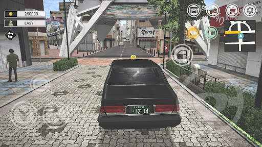 Japan Taxi Simulator : Driving screenshot 1