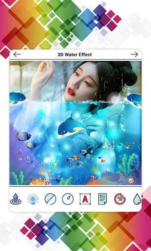 3D Water Effects Photo Editor Water Splash Picture 5 تصوير الشاشة