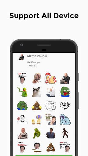 Meme Stickers for WhatsApp WAStickersApps screenshot 4