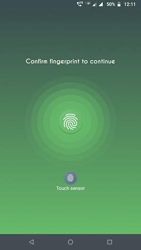 Fingerprint App Locker screenshot 3
