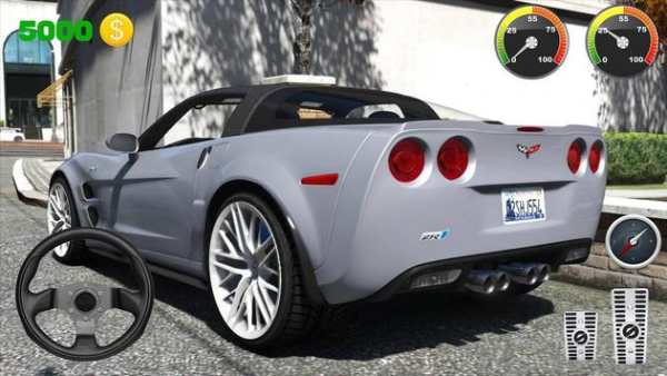 Parking Corvette ZR1 - City Car Driving screenshot 2