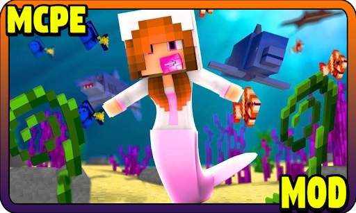Mermaid MCPE - Minecraft Mod screenshot 2