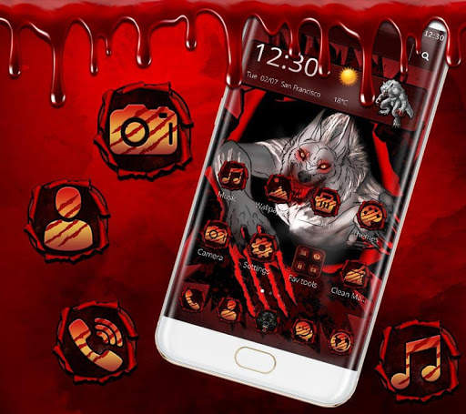 Blood wolf theme screenshot 3