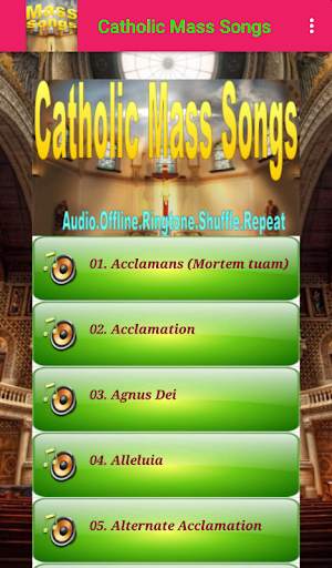 Catholic Mass Songs | Audio Offline   Ringtone screenshot 3