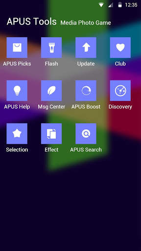 Color Lump-APUS Launcher theme screenshot 3