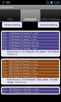 Cricket Scorer screenshot 3