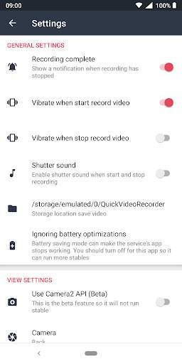Quick Video Recorder скриншот 6