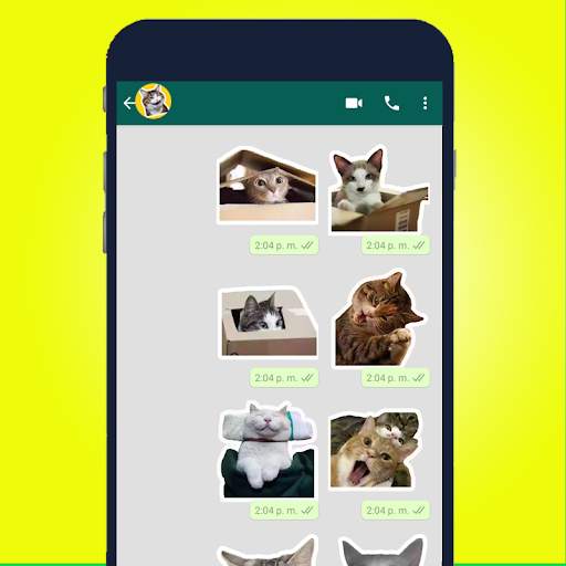 Best Cat Stickers for Chat WAStickerApps 2020 screenshot 5