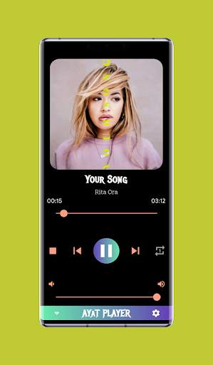 AYaT Player 🎧- A Beautiful Music Player 4 تصوير الشاشة