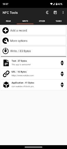 NFC Tools screenshot 3