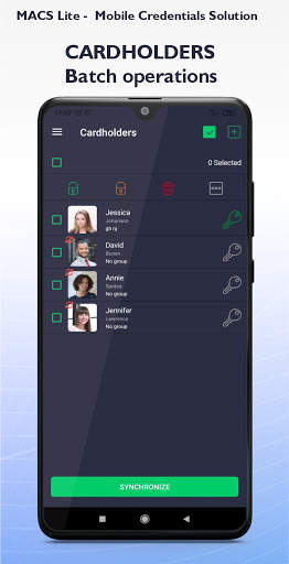 MACS lite - Mobile Access Control System screenshot 2