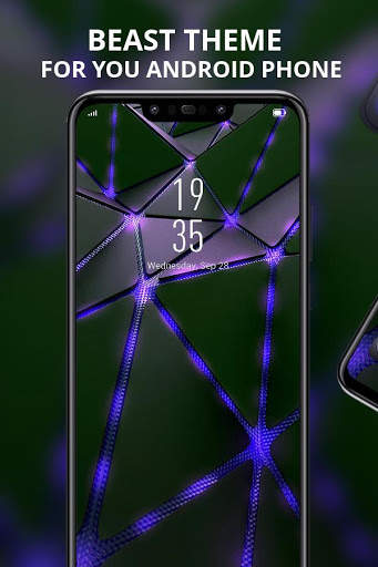 Abstract technology lighting theme REDMI Y2 screenshot 1