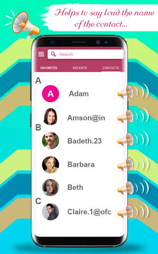 Contact Name Announcer: Phone Number Voice Tag screenshot 3