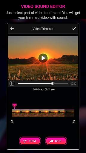 Video Sound Editor - Mute & Add Music screenshot 1