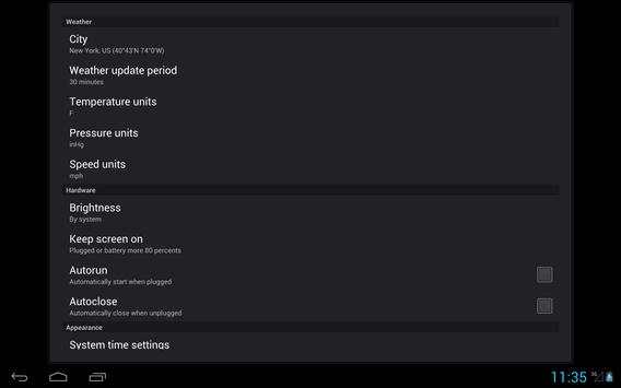 Tablet Clock screenshot 12