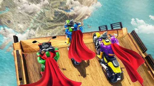 Siêu anh Hùng Trò chơi Moto screenshot 5