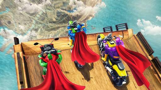 Super Hero Game - Bike Game 3D screenshot 5