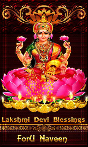 Lakshmi Devi Blessings Theme Live Wallpaper screenshot 1
