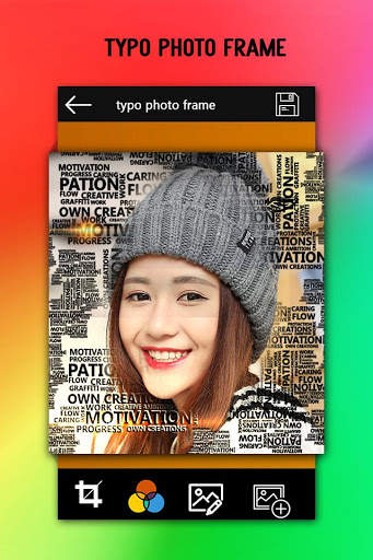 Typography Photo Frames 2 تصوير الشاشة