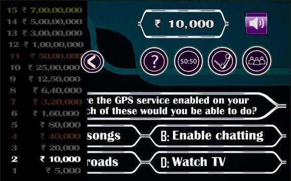 KBC 2015-2016 Play KBC GK QUIZ screenshot 3