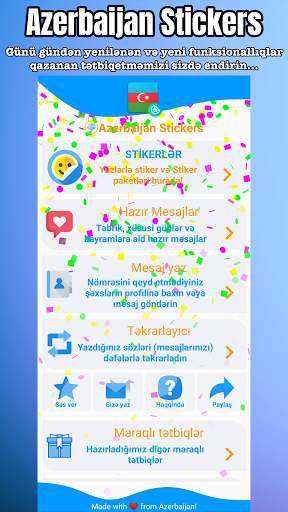 Azerbaijan Stickers screenshot 8