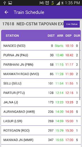 Live Train Status screenshot 7