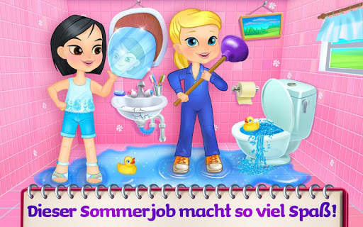 Handwerker-Mädchen: Sommerspaß screenshot 2