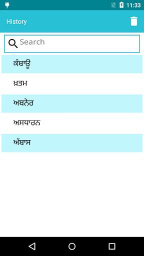 Punjabi To English Dictionary screenshot 3