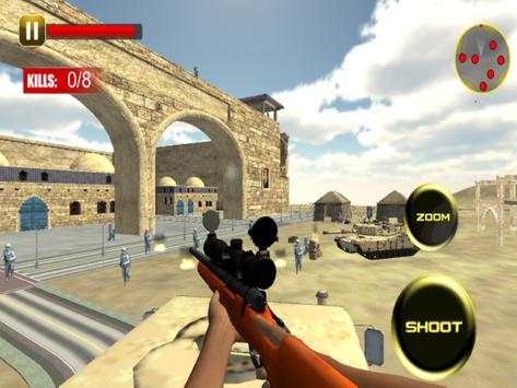 Desert Militer Sniper Perang screenshot 18