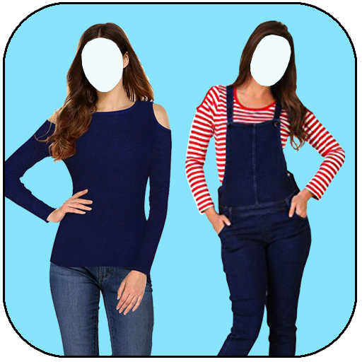 Women Jeans Photo Suit Free icon