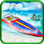 Speed Boat Race Offshore Water Scooter Racing Game icon
