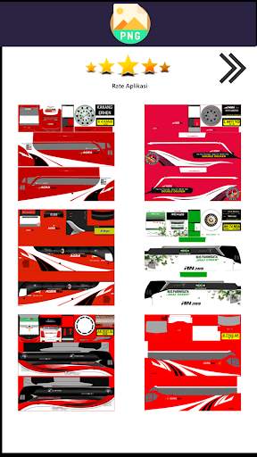 Livery Bussid Agra Mas screenshot 1