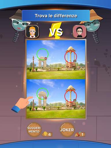 Trova le differenze 🔍 5 differences sfida online screenshot 6